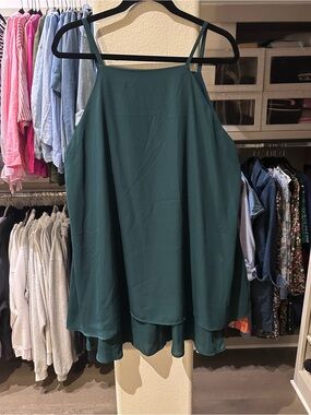 Emerald Square Neck Mini Dress